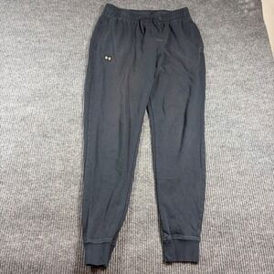 Under Armour Sweatpants Men's L Rival Fleece Joggers Black Loose Fit